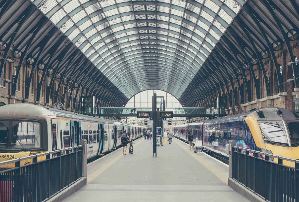 Train station platform